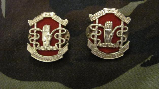 Defence Force Medical Corps collar badges