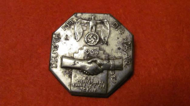 WW2 German Day Badge (tinnie) 1934