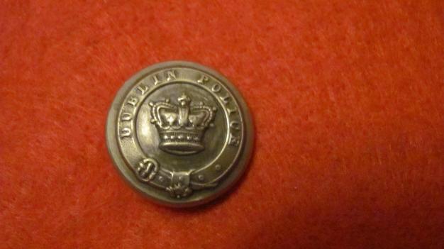 Victorian Dublin Metropolitan Police button