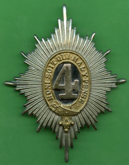 4th Irish Dragoons ceremonial helmet badge