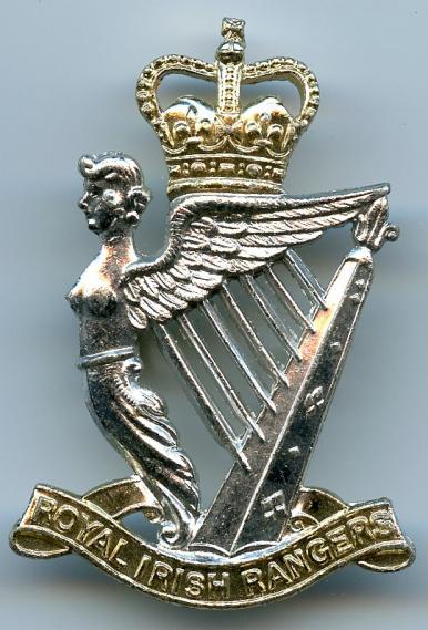 Royal Irish Rangers staybright badge