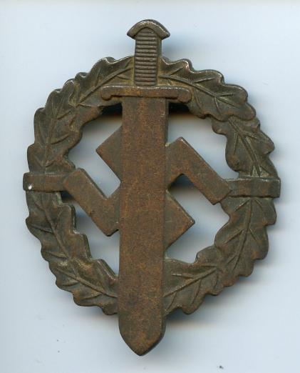 Early 1930s Nazi SA Brownshirts sports badge