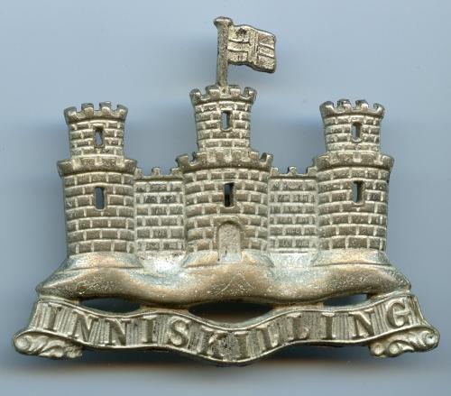 Very nice Inniskilling Fusiliers Pipers badge (silver?)