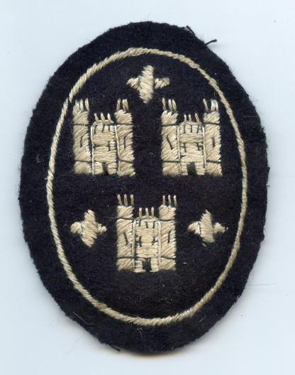Garda Siochana (Irish Police) Station Sergent arm badge, obsolete