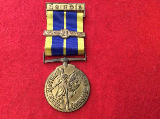 FCA long service medal with 21 years bar