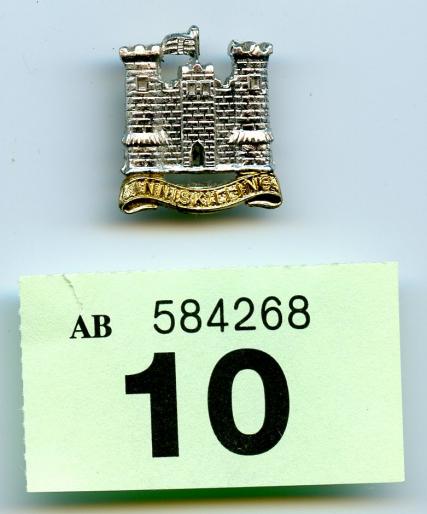 Inniskilling Dragoon Guards Collar Badge