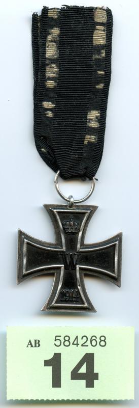WW1 Imperial German Iron Cross and 1914/18