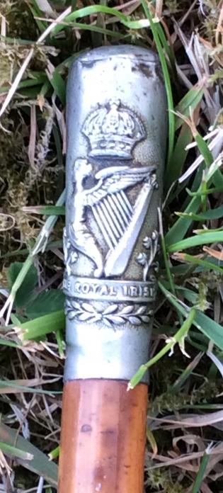 Ww1 Royal Irish Regiment officers swagger stick