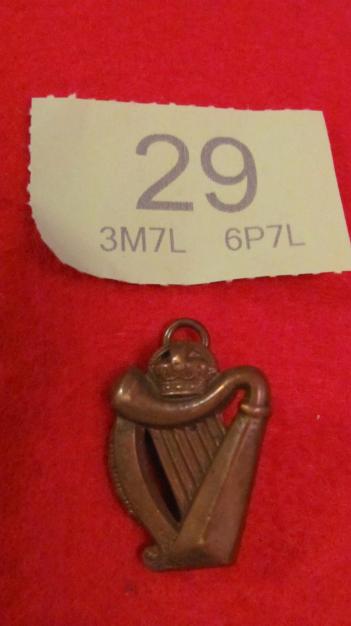 Unusual Victorian  Irish Collar badge