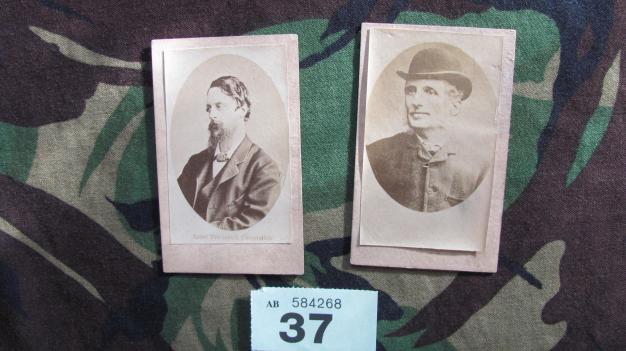 Rare Original Pair of  cabinet Card's of The Phoenix Park Murders