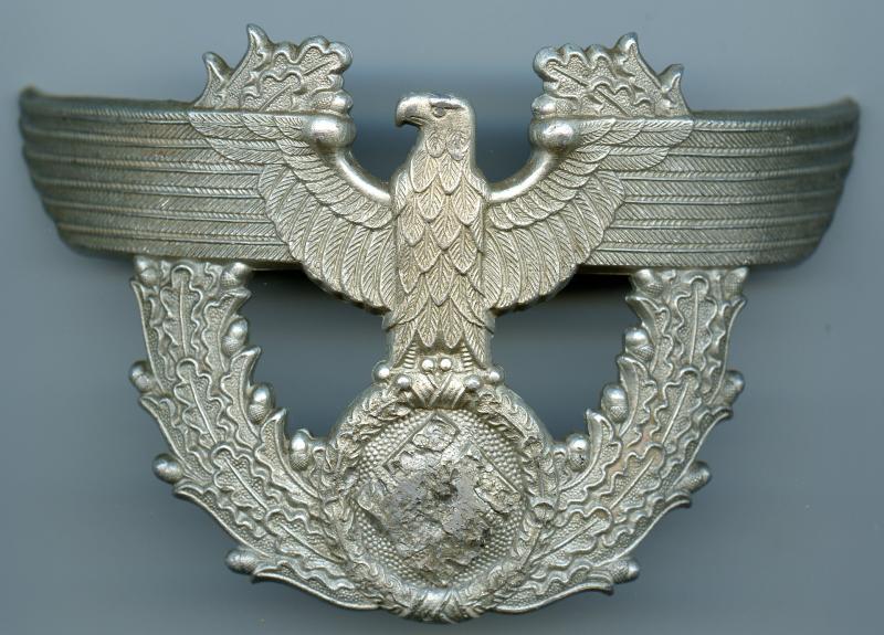 WW2 German Police Shako Cap badge