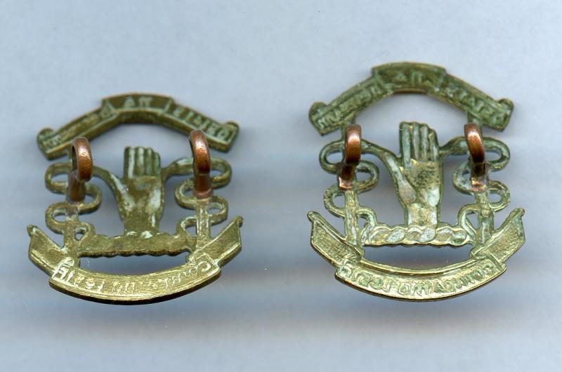 IDf Medical corps collar badges in brass