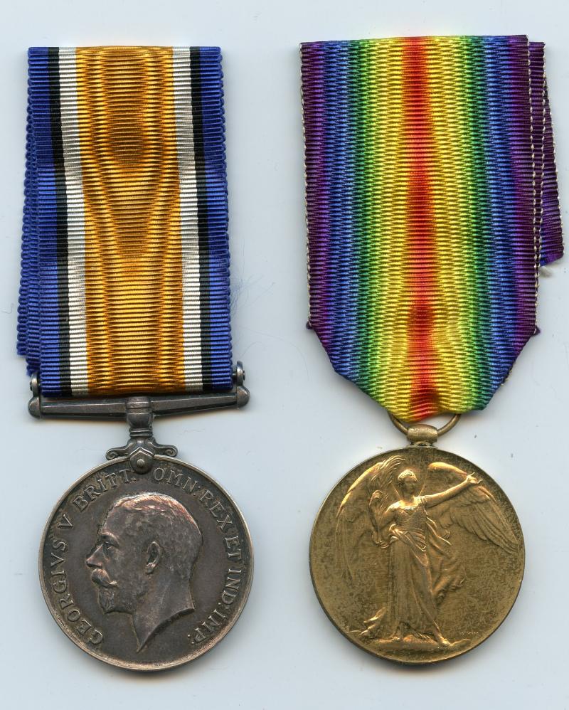 WW1 Medal Pair to London Irish Rifles