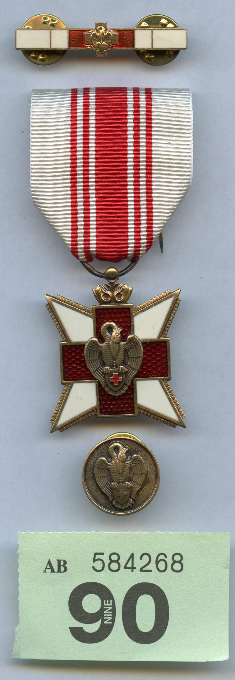 Belgium red Cross medal