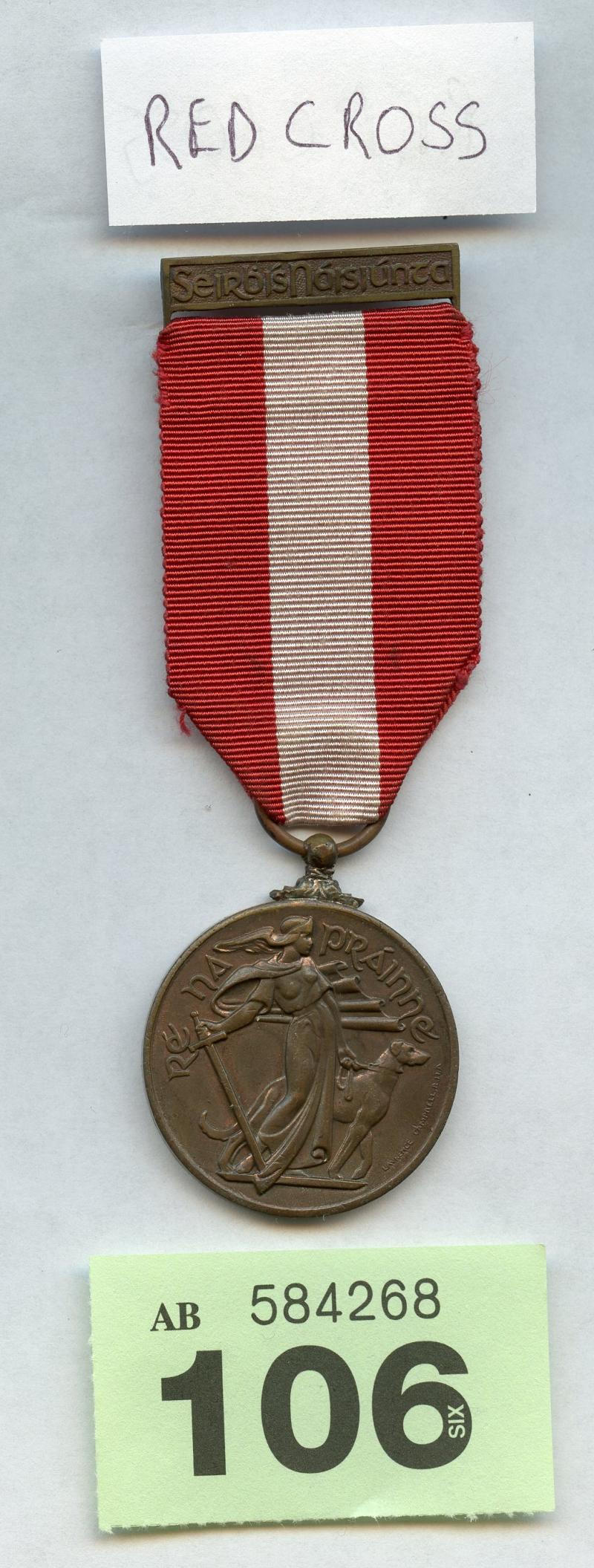 WW2 Irish Emergency Medal  (Red Cross)
