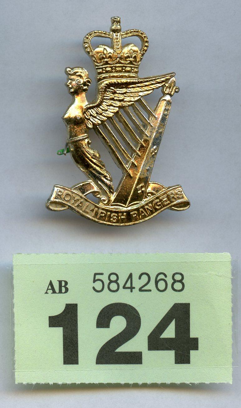 Royal Irish Rangers Cap badge in Staybright