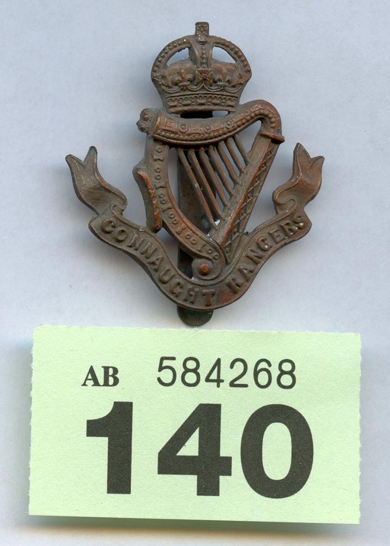 Connaght Rangers Cap Badge