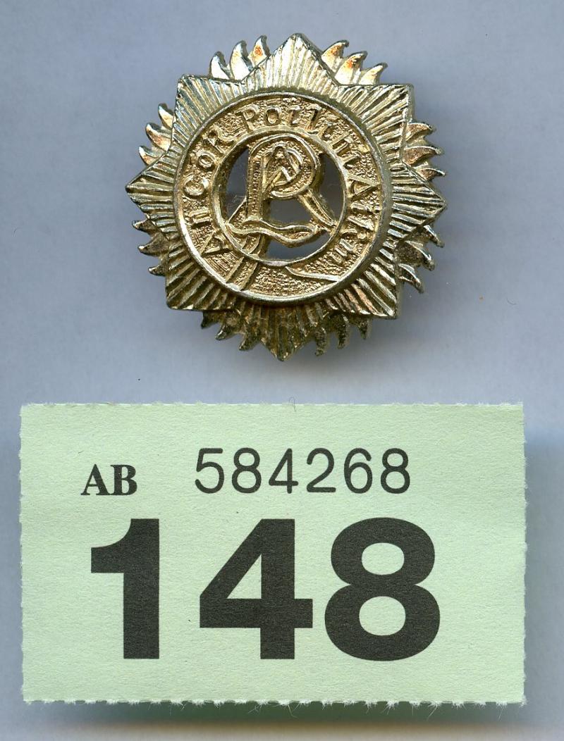 Irish Army PA (Military police)Collar Badge