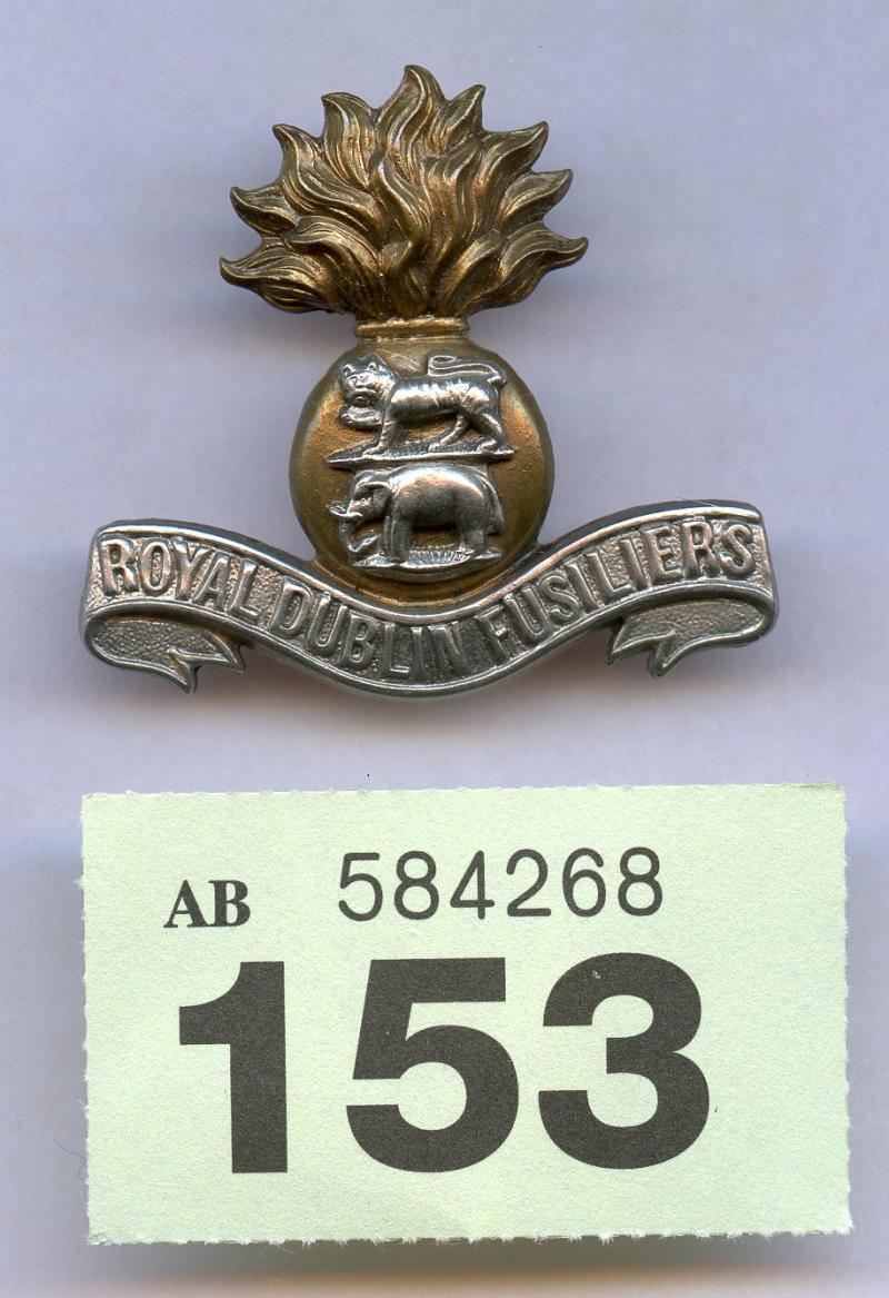 Victorian Royal Dublin Fusiliers Cap Badge