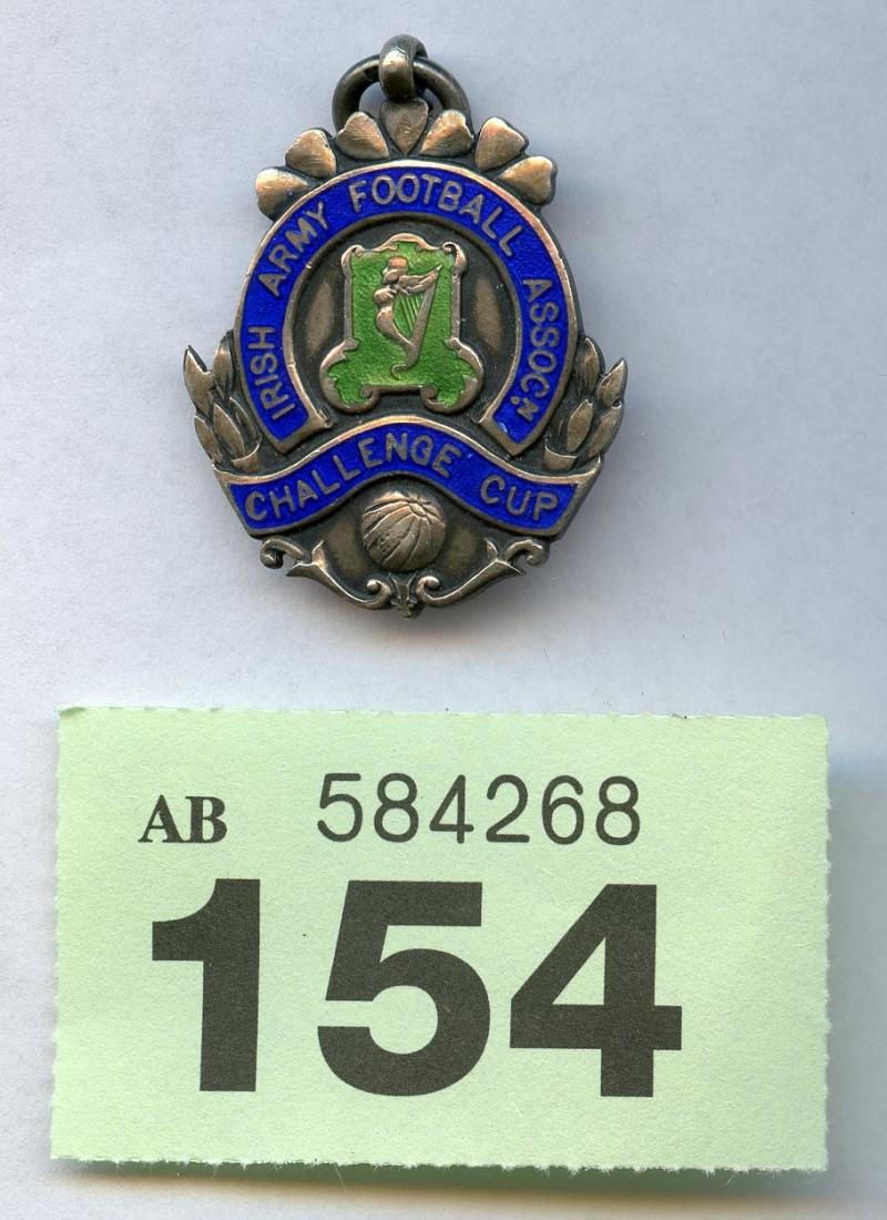 Irish Army Silver Football Medal 1944