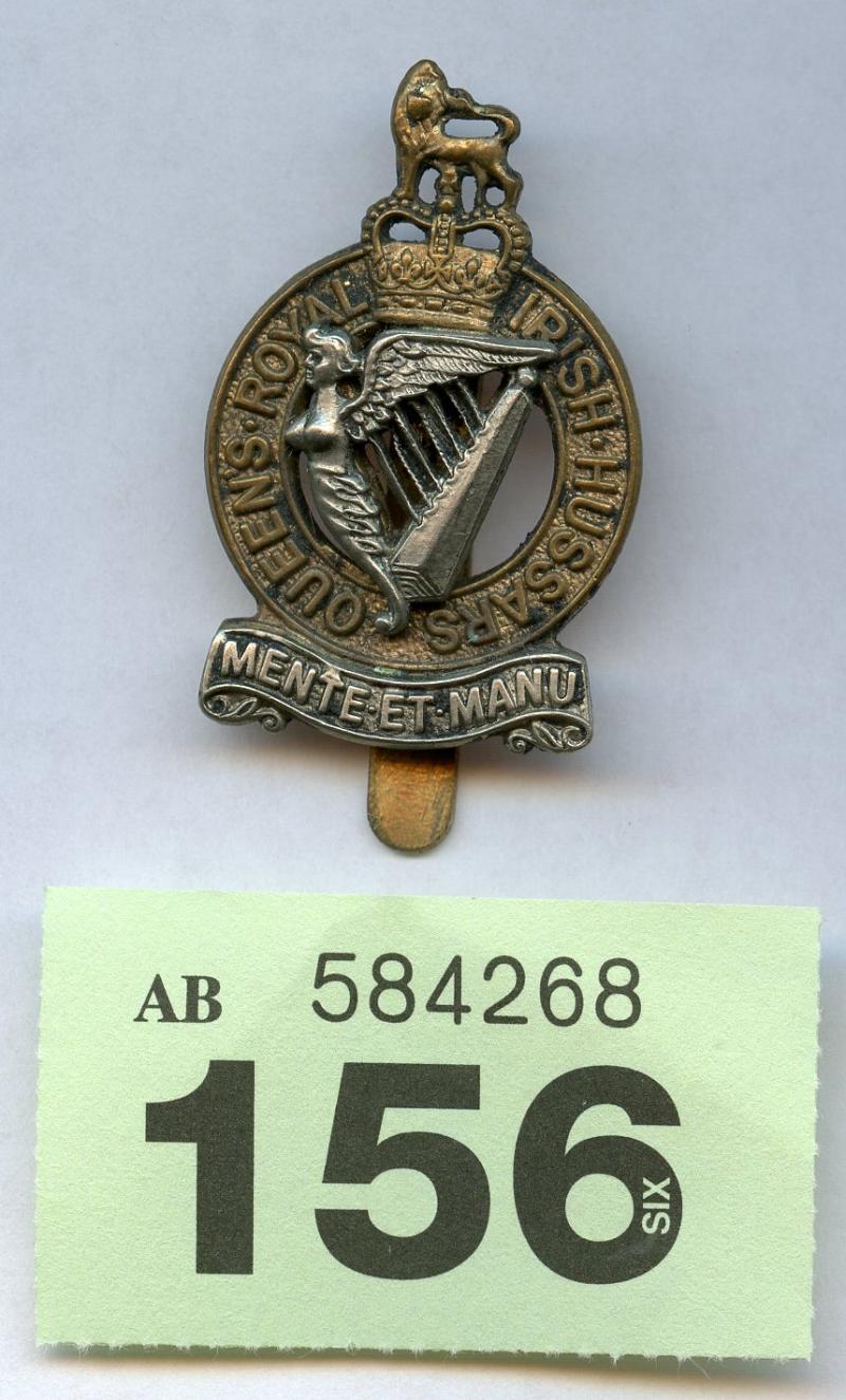 Queens Royal Irish Hussars Cap Badge