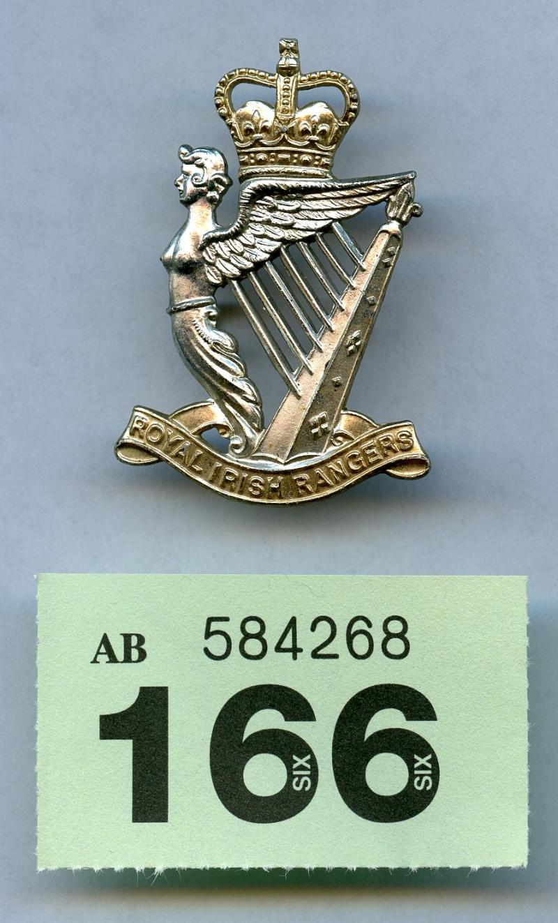 Royal Irish Rangers Cap badge in Staybright