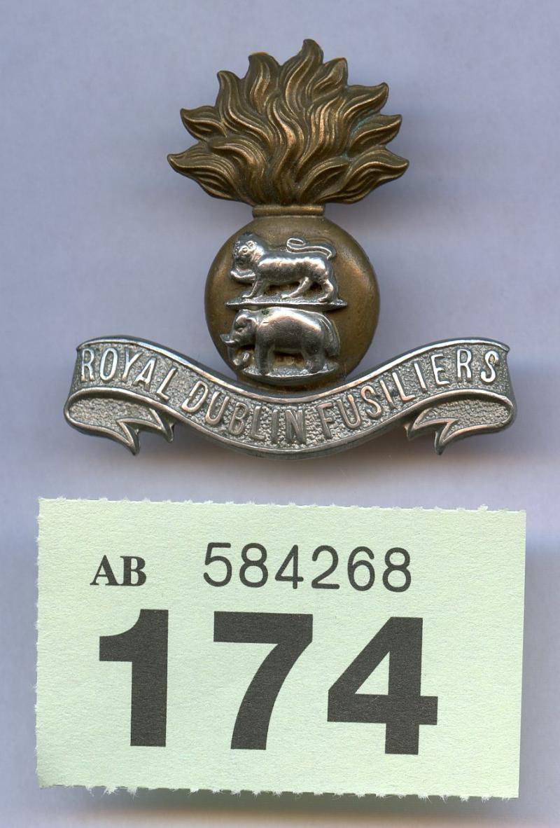 Fighting Irish Militaria Victorian Royal Dublin Fusiliers Cap Badge