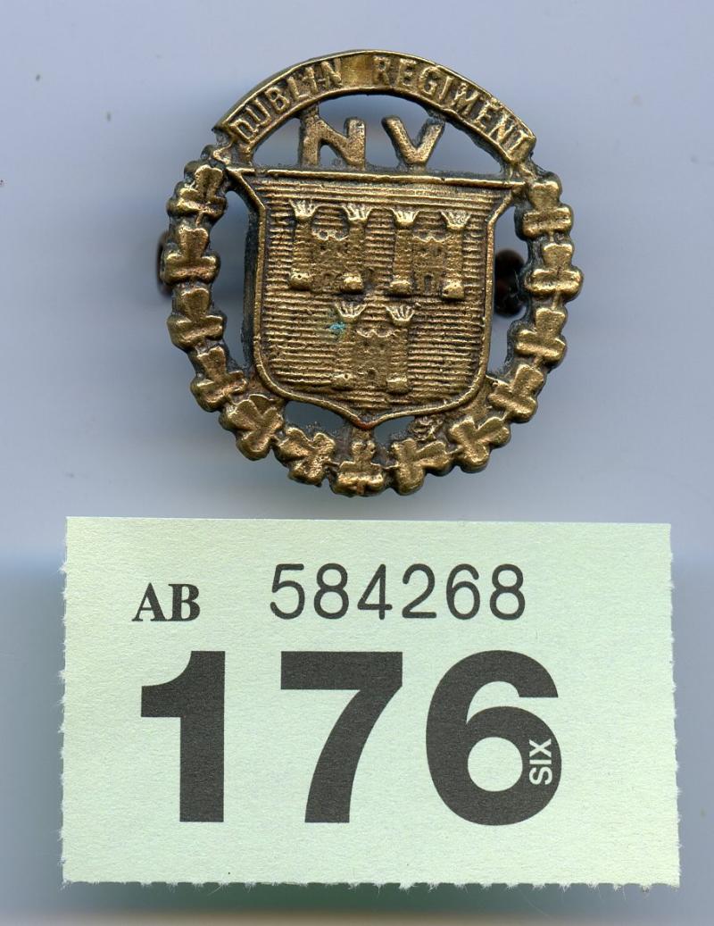 Dublin Regiment Of The Irish National Volunteers cap Badge