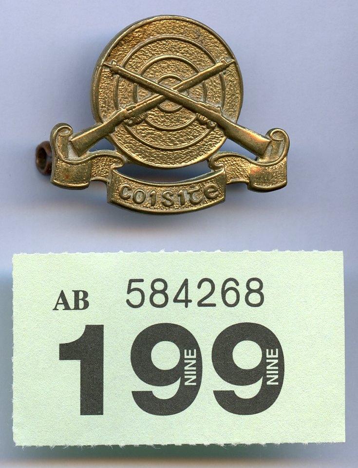 Irish Army Infantry collar ( Congo )