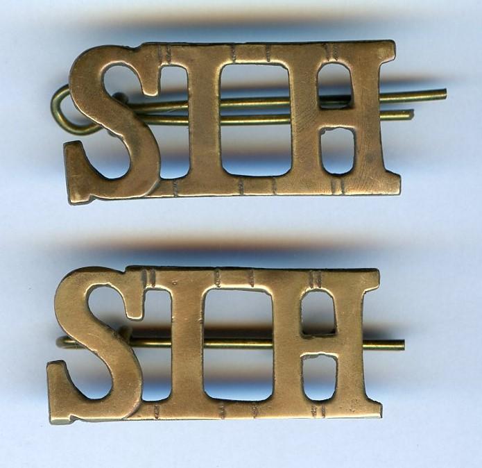 WW1 South Irish Horse Shoulder Titles