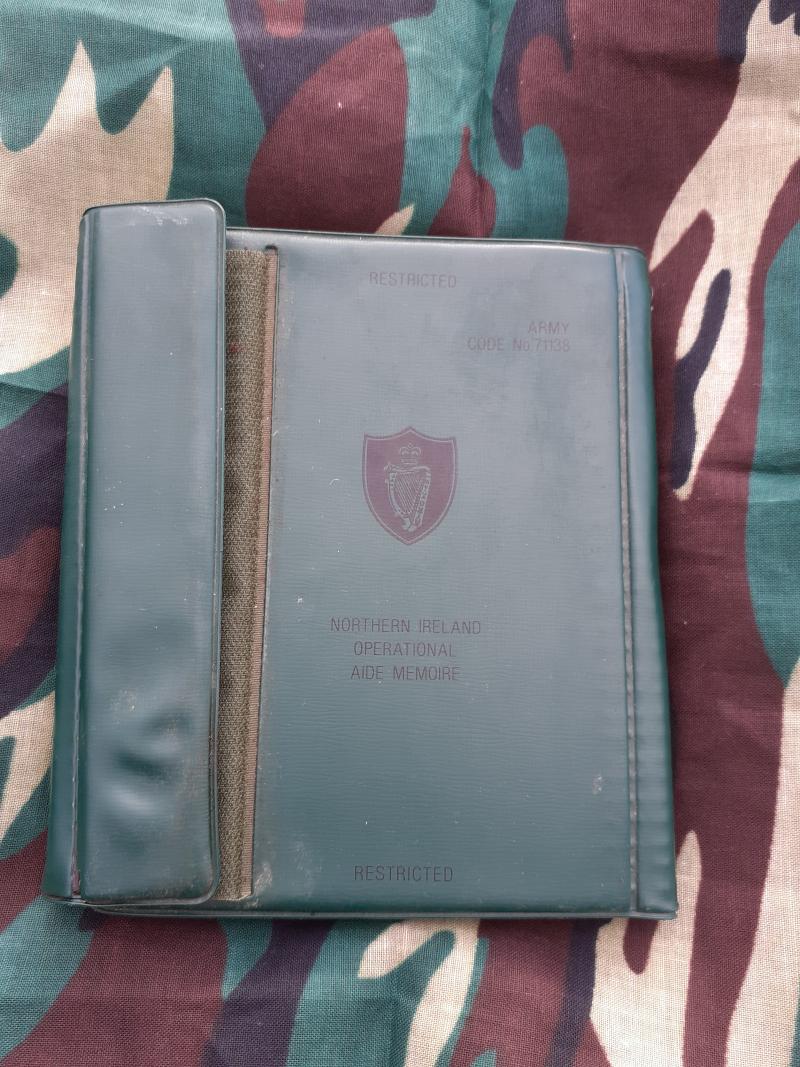 Northern Ireland Patrol Commanders Aid Memoir