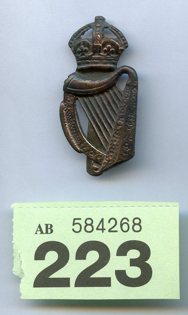 Royal Irish Constabulary Collar Badge