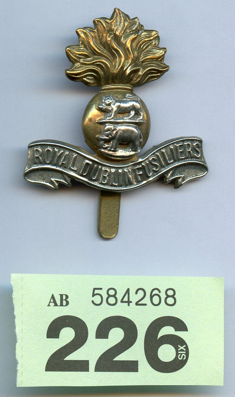 Royal Dublin Fusiliers Cap badge  (Early Type)