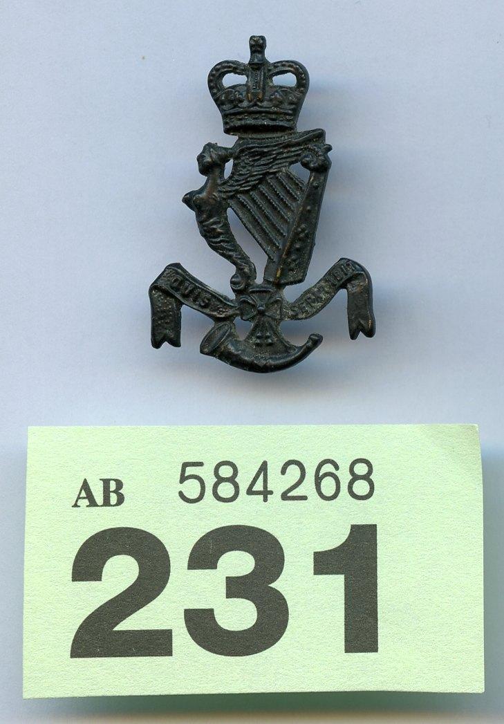 Royal ulster Rifles Collar Badge