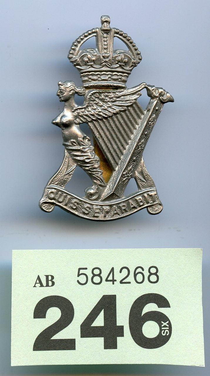 Royal Irish Rifles /Ulster Rifles Cap Badge