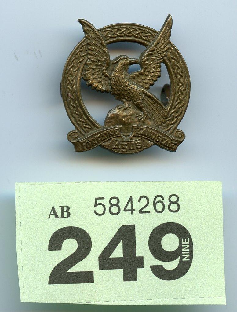 Irish Air Corps Collar Badge in Bronze