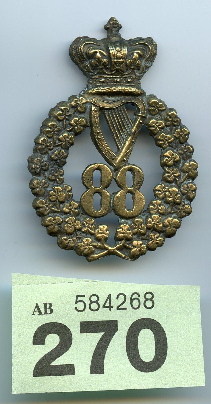 Victorian Connaught Rangers Glengarry Badge