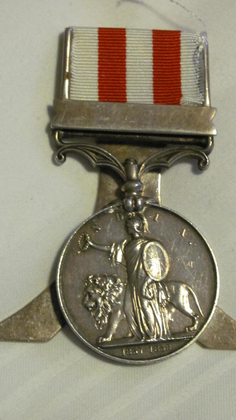 Royal Irish Fusiliers Indian Mutany Medal