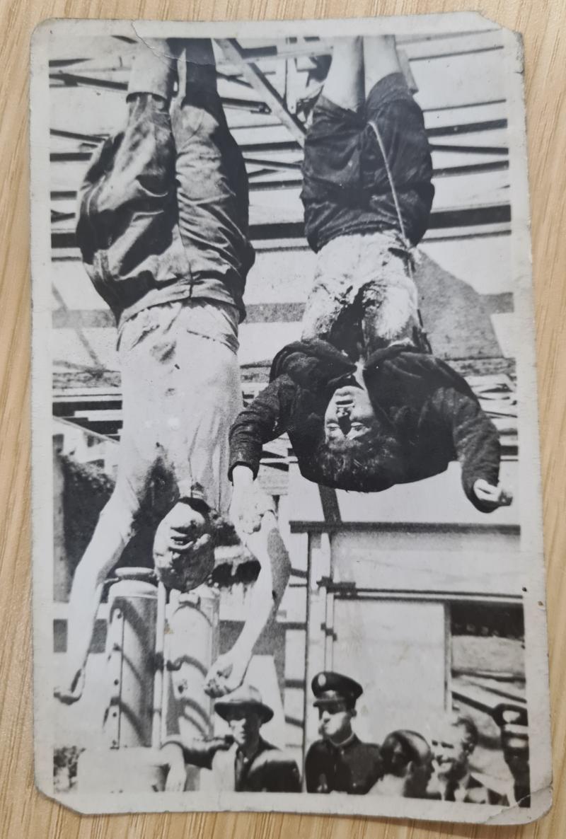 Original WW2 Italian Mussolini Execution Photographs