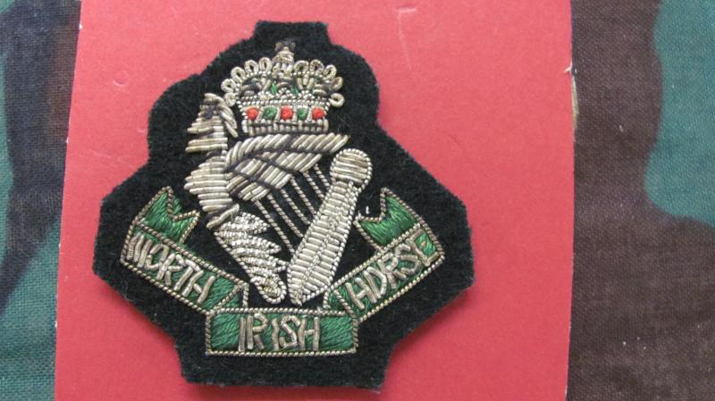 Original North Irish Horse Officers Cap Badge