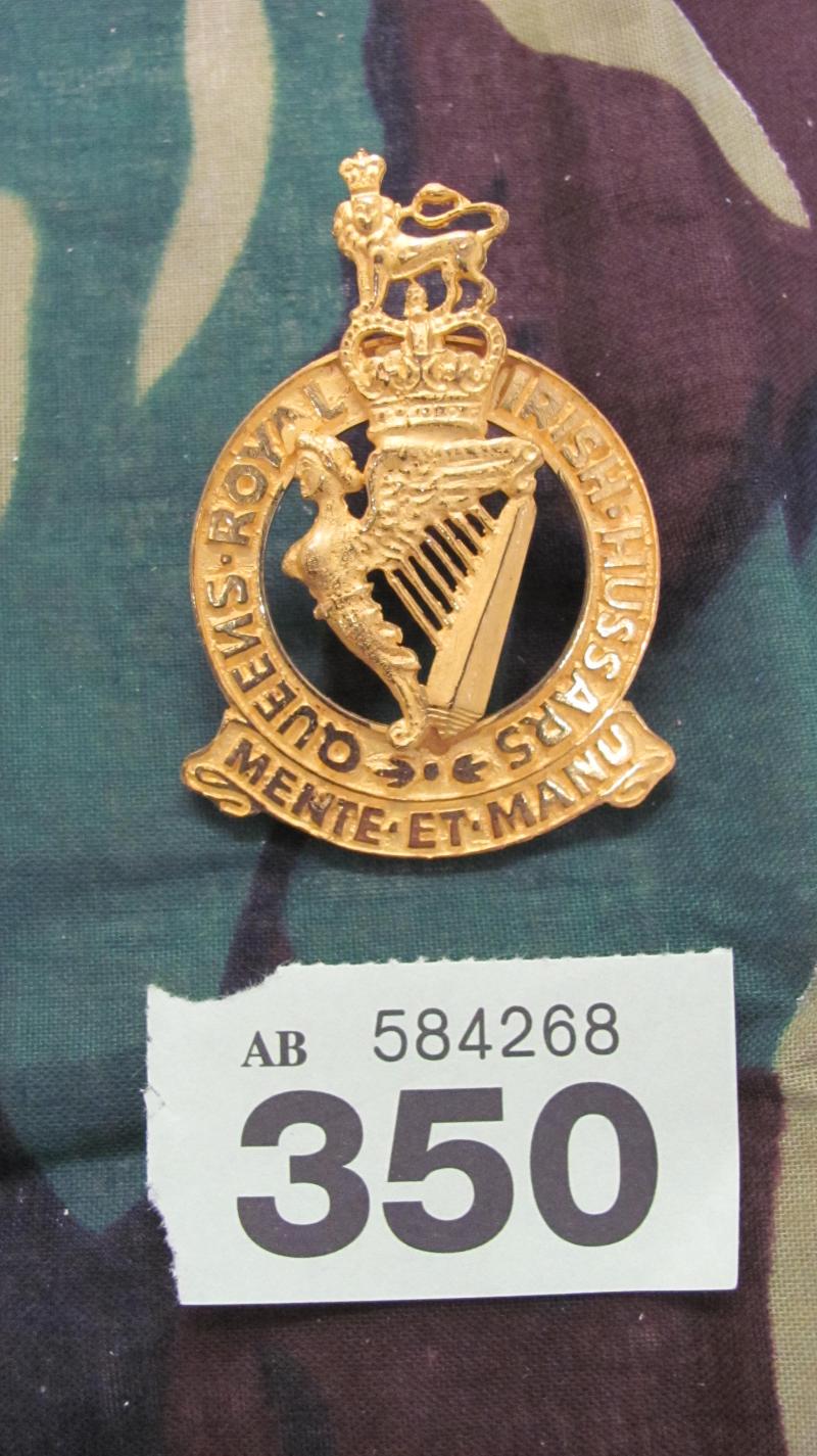 Queens Royal Irish Hussars Pipers badge