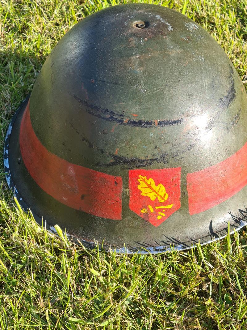 Irish Army Curragh Command Military Police Helmet