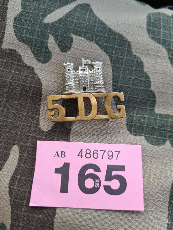 5th Inniskilling Dragoon Guards Shoulder Title