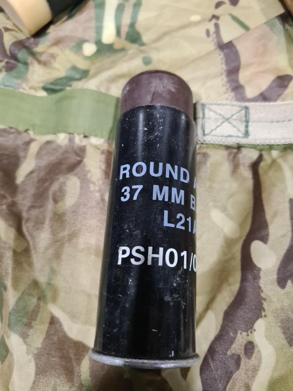 British Army Rubber Bullet