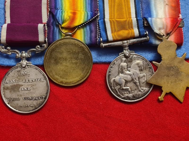 Boer War & WW1 group to 17th/16th Lancers