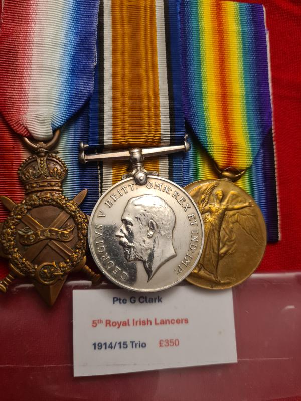 Pte G Clark 5th Royal Irish Lancers