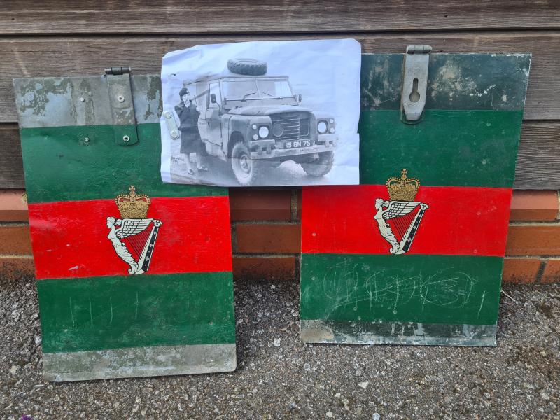 Rare Troubles Ulster Defence Regiment Land rover Gun Box Cover