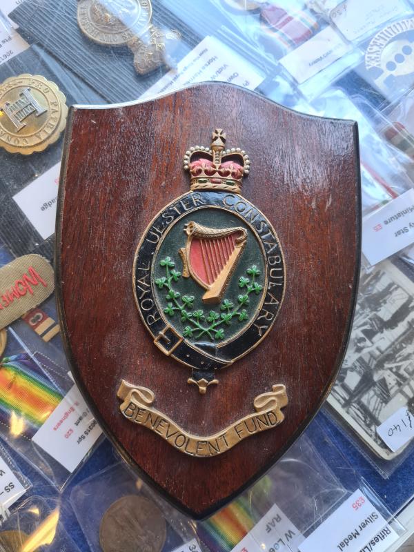 Early Troubles Royal Ulster Constabulary Plaque